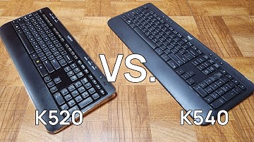 Logitech Keyboard Comparison (K520 vs. K540)