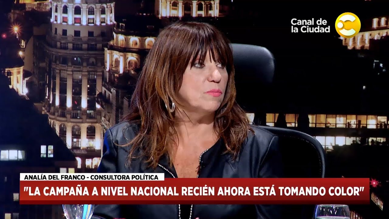 La Ciudad Debate: la consultora política, Analía del Franco en Hoy Nos Toca a la Noche television reddit
