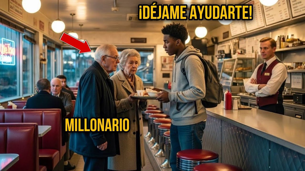 Un Niño Negro Dio Su Comida A Unos Ancianos. Al Día Siguiente, Un Millonario Llamó A Su Puerta.