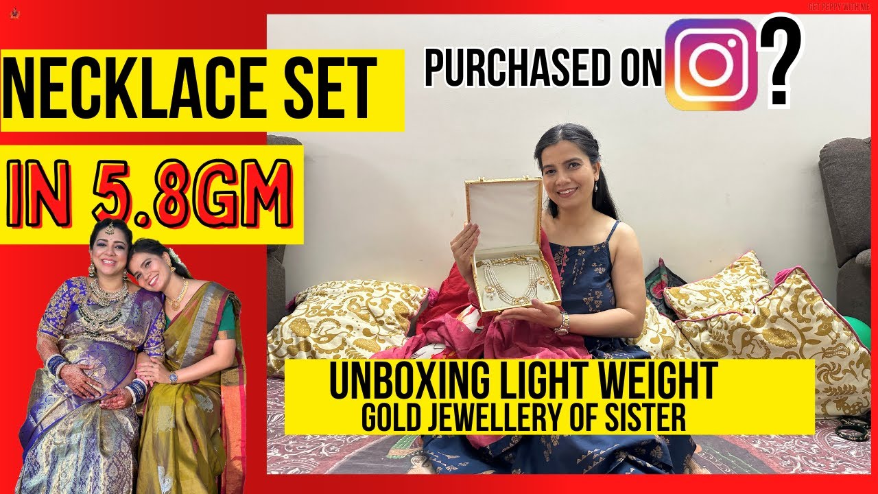 Распаковываем суперлёгкий комплект из трёх ожерелий | Всего 5,8 г | Потрясающая покупка в Instagram