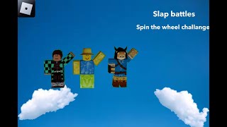 Roblox Slap Battles Spin Wheel Challenge