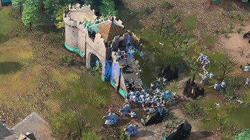 Age of Empires 4 - 3v3 ASSAULTED ON TWO SIDES | Multiplayer Gameplay