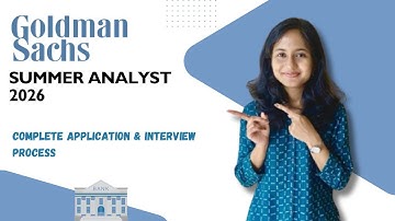 Goldman Sachs Summer Analyst 2026 | Stipend 1lakh | Application Process, Eligibility, Interview Prep