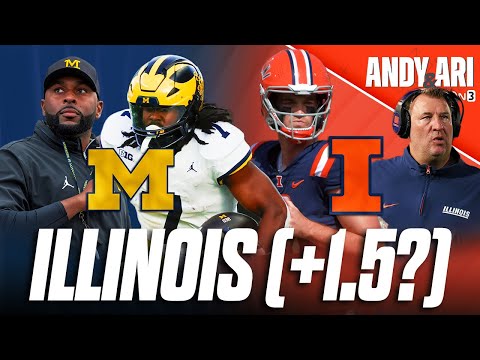 PICKING Michigan at Illinois | Who Starts at QB for Wolverines in Champaign vs Bret Bielema, Illini?