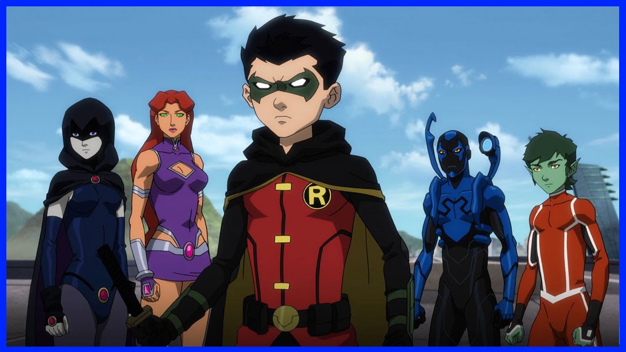 Лига Справедливости против Юных Титанов - Обзор мультфильма - YouTube