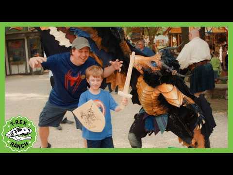 Baby Dinosaur Festival! Adventure Park Trip | 🦖🦕 T-Rex Ranch Dinosaur Videos