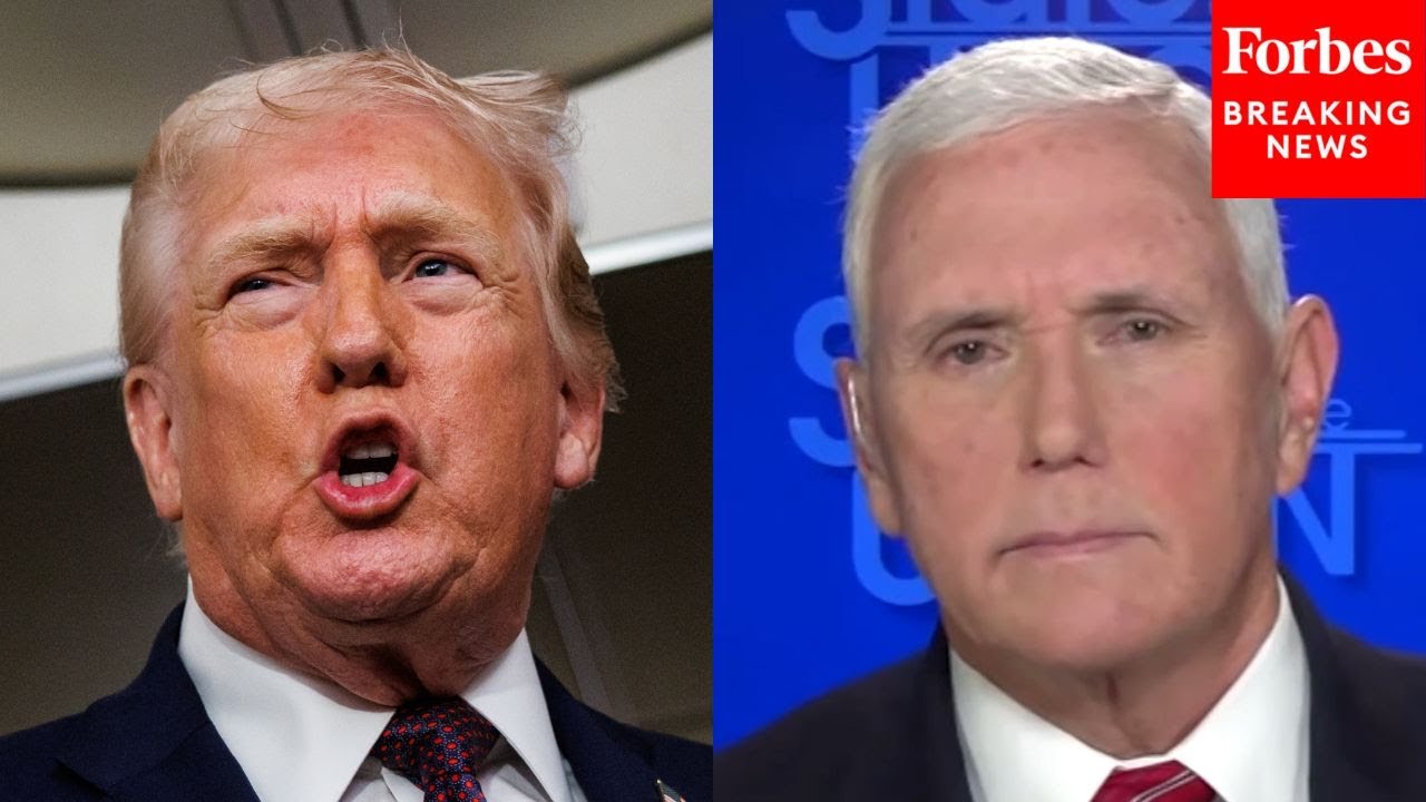 JUST IN: Former VP Mike Pence Criticizes Trump Threats To Levy Tariffs On NATO Allies Over Greenland