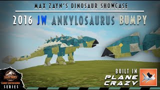 Jurassic World Ankylosaurus Bumpy in Plane Crazy!