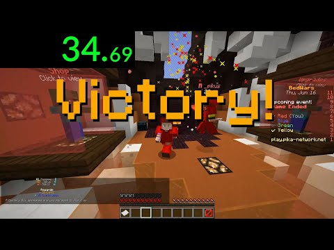 Accidentally Speedrunning Bedwars Victory | Funny moments