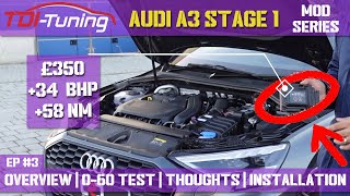 TAKING THE 2021 A3 TO STAGE 1 | TDI BOX INSTALLATION | TDI TUNING BOX REVIEW | AUDI MORE POWER 2022