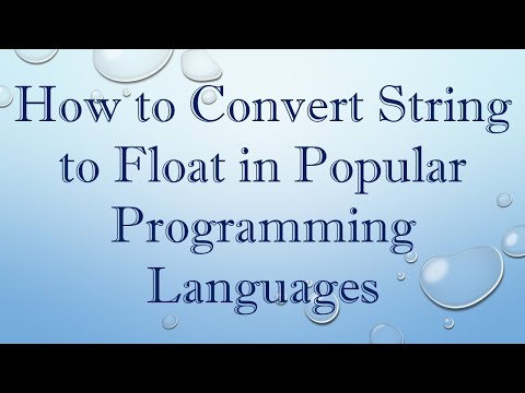 How to Convert String to Float in Popular Programming Languages
