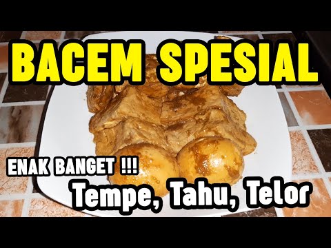 Resep Bacem Ayam Tahu Tempe Tanpa Digoreng