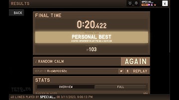 [TETR.IO] SUB 21 DPC SPRINT