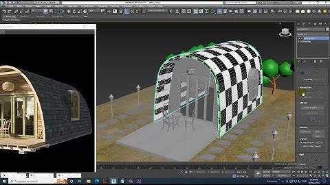 3DsMax Tutorials, Learn 3D Modeling  a Wooden House Pod from Scratch in 3Dsmax ( Part 6)