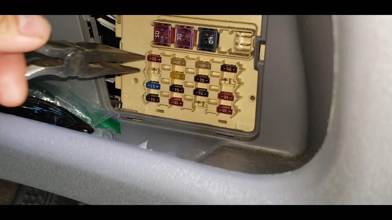#RADIO/#CLOCK and Cigarette lighter blown FUSE
