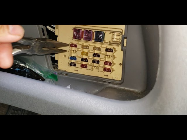 radio and cigarette lighter not working RADIO/#CLOCK and Cigarette lighter blown FUSE