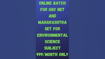 UGC NET and Maharashtra SET environment science online class #shorts #ugcnet #environmentalscience