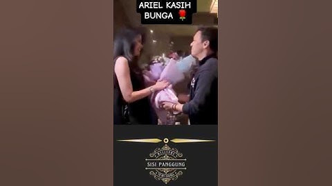 PEMBERIAN BUNGA DARI ARIEL #arielnoah #bunga #shorts #video