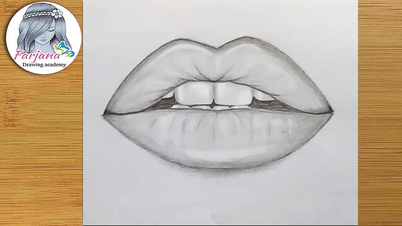 How to draw Lips for Beginners / Easy Way - YouTube