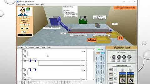 Sorting defective parts