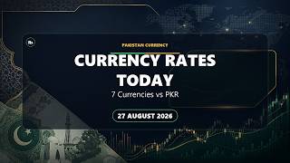 Pakistan Currency Rates Today – USD to PKR, GBP, EUR, AED, SAR, CAD & AUD | 27 Aug 2026