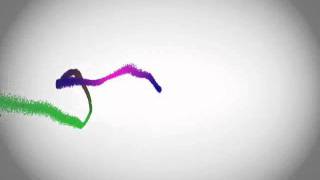 dancing particles.