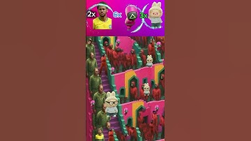 Find odd Squid game | Round 15 #shorts #labubu