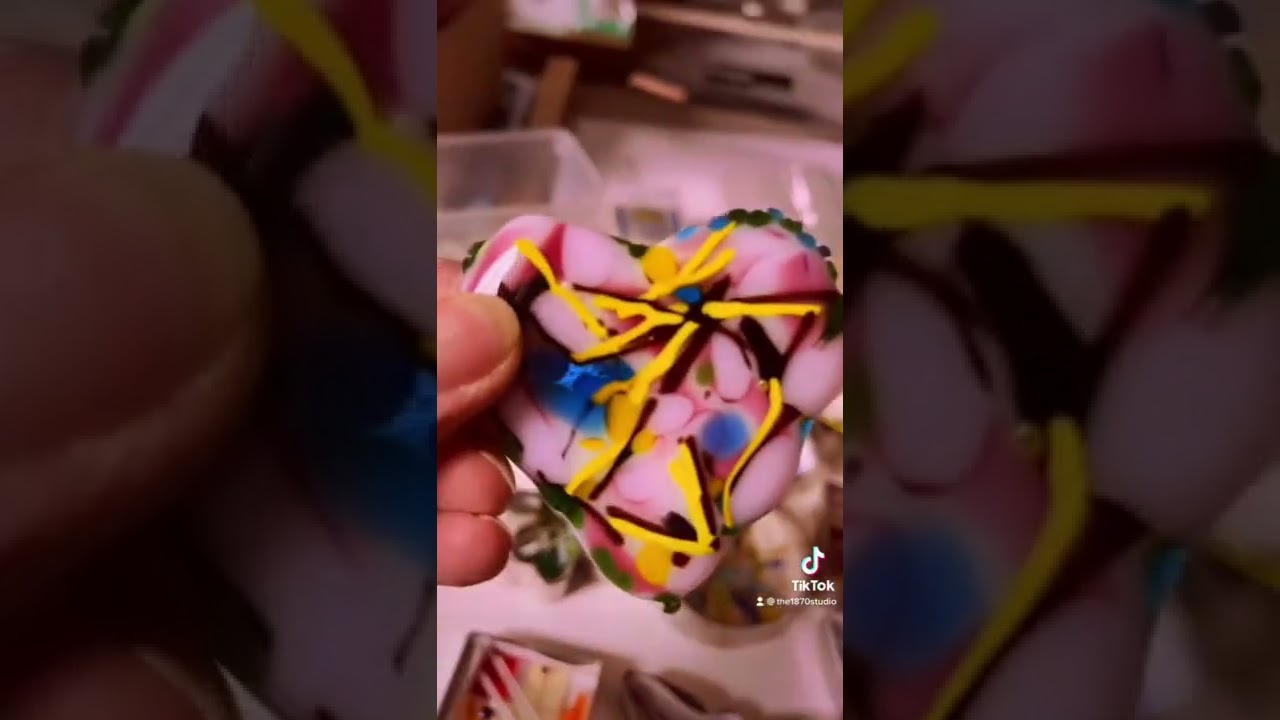 Glass fusing in stainless steel cookie cutters