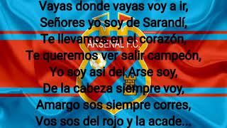 Canción de Arsenal de Sarandí (LETRA)
