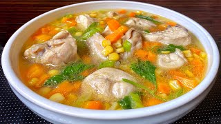 RESEP SAYUR SOP CEKER AYAM BUMBU RACIK. 