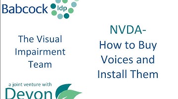 NVDA: How To Buy Voices and Install Them