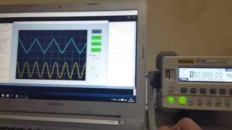 2-channel Oscilloscope MCP3202 Project