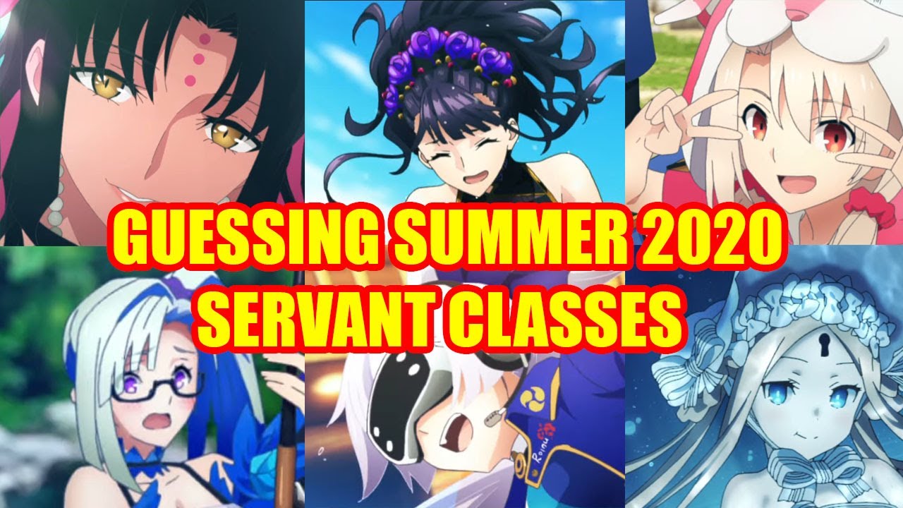 Fgo Jp What Classes Are The Summer Servants Fate Grand Order Youtube