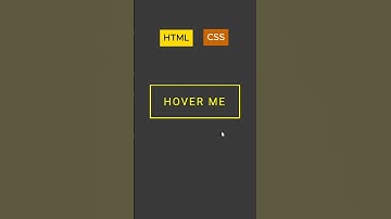 HTML CSS Button Hover Animation Effect #shorts #viralshorts