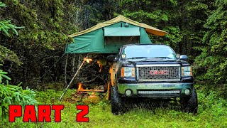 Roof Top Tent Camping In Heavy Rain