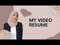 VIDEO RESUME MGT269