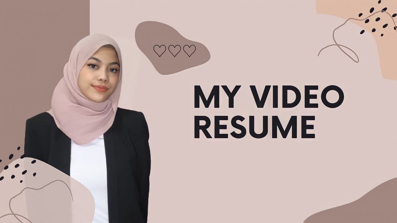VIDEO RESUME MGT269