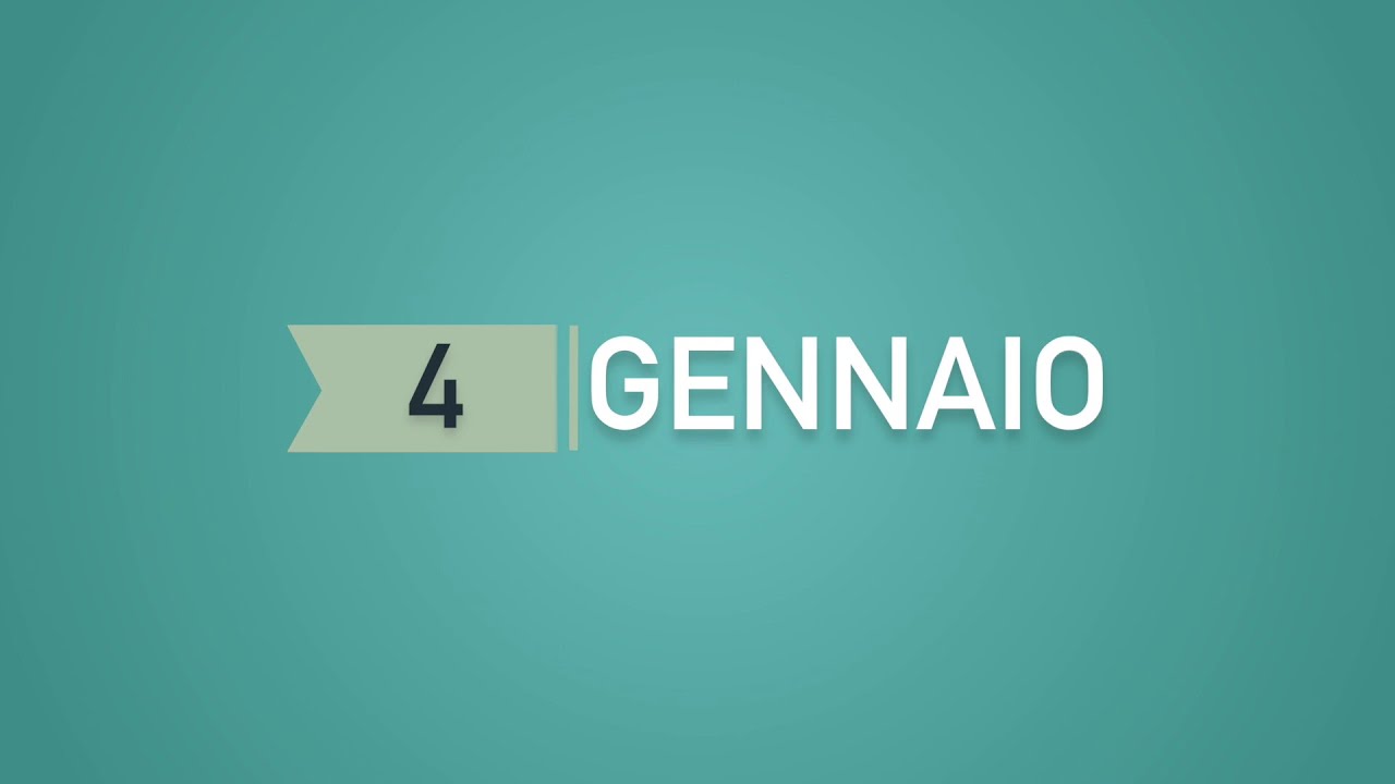 Meditazione Calendario “Parole di Vita” del 04 Gennaio 2021 - YouTube