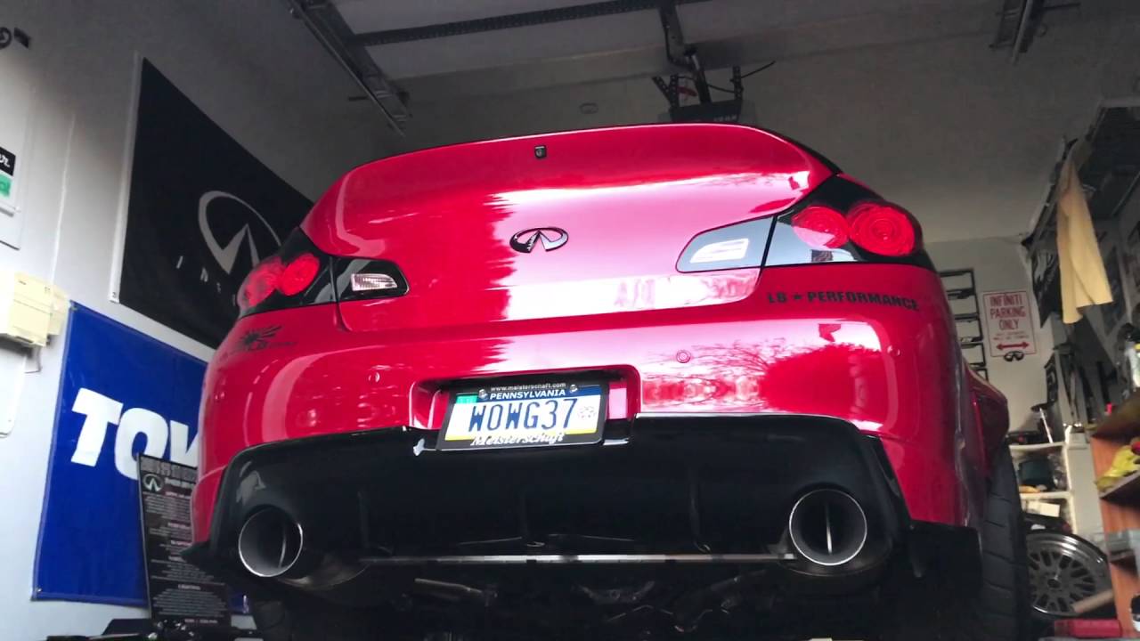 Stillen supercharged G37 GTHaus Meisterschaft cold start YouTube