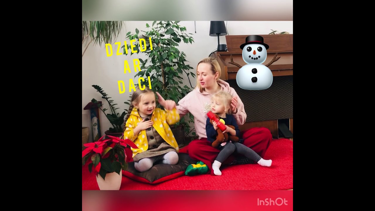 Dziedi ar Daci muzikālās sestdiena- Ziemas ritma vingrinājums