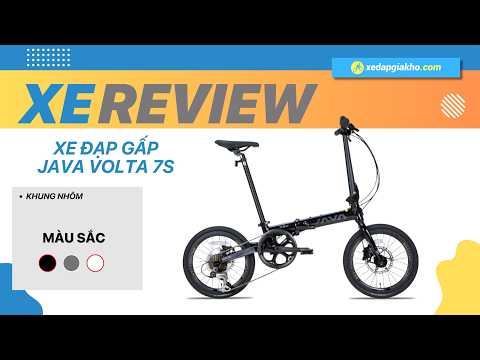 Video Xe Đạp Gấp Java Volta 7s 16 Inch – Phanh đĩa dầu