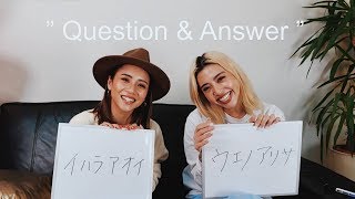 【コラボ】植野ありささんとQ&A！どれだけお互いを知ってる？
