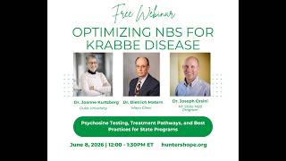 Optimizing Newborn Screening for Krabbe Disease
