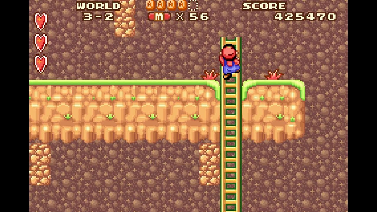 Super Mario Advance - Super Mario Bros. 2 - World 3-2