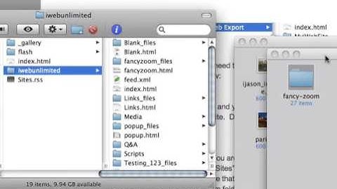 Fancy Zoom in iWeb (iWebUnlimited.com)