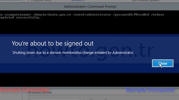 How To Join Computer To Domain From The Command Line/NETDOM In Windows