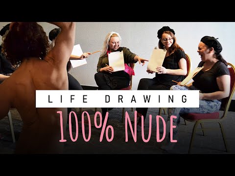 100% NUDE LIFE DRAWING PARTIES | Cheeky hen party experience including nude male model & venue