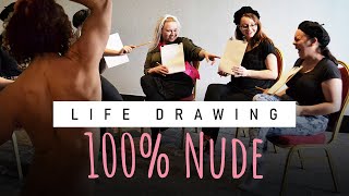 100% NUDE LIFE DRAWING PARTIES | Cheeky hen party experience including nude male model & venue