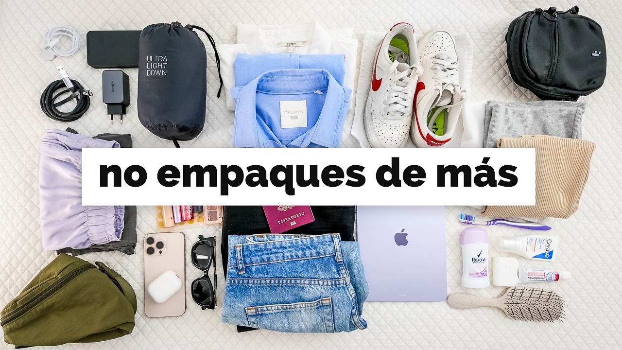 Mi Truco para Viajar una Semana (o Más) con SOLO una Mochila