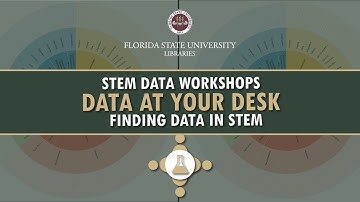 Data @ Your Desk Workshop: Finding Data in STEM